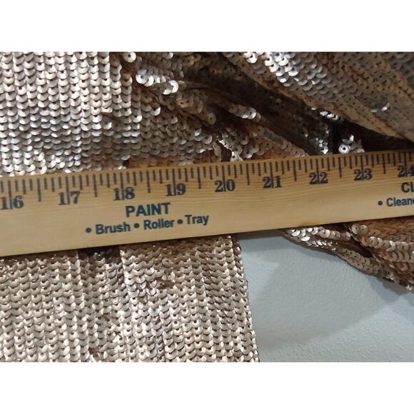 J. Crew Women’s Top Sequin Black Ribbon Zip Back Closure Gold MSRP $148 Size 8 - Picture 7 of 16